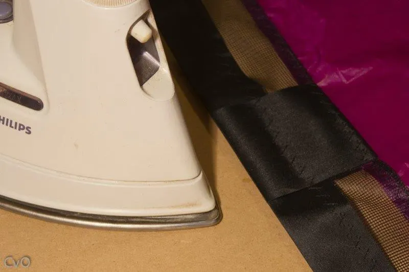 Coller le Kevlar avec un fer à repasser
