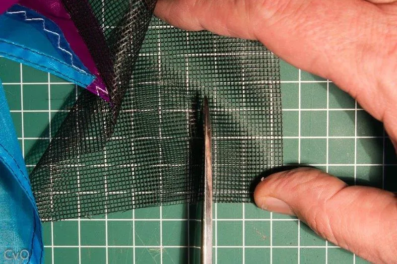 Découpe de la gaze