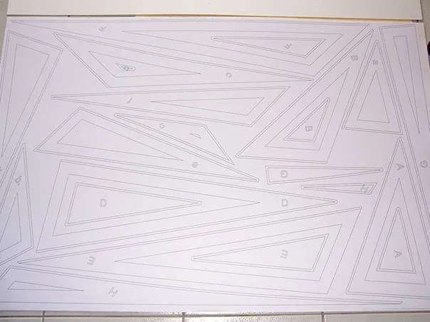 Impression et préparation des feuilles de contrecollé (1200 x 800).