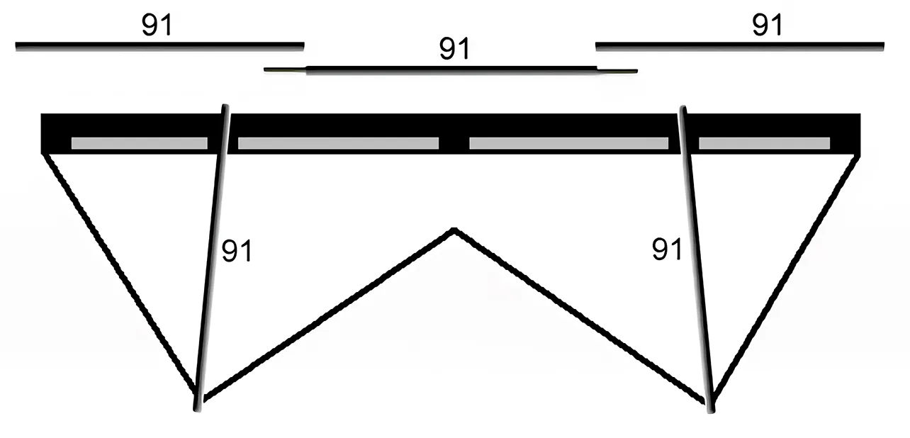 5 barres Ø 8 mm × 91 cm pour le révo 1